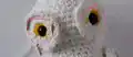 Eira Snowy Owl Amigurumi Pattern step 2 - assembly progress