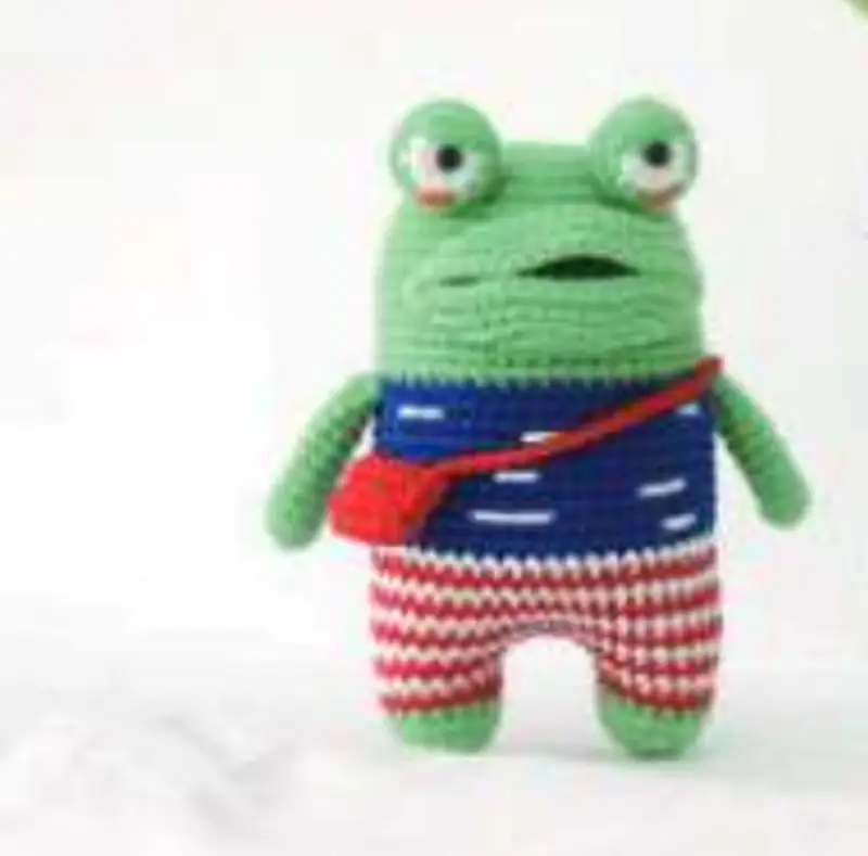 Complimentary Beginner Friendly crochet pattern: Minimal Frog Amigurumi Pattern - Simple to follow guide