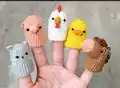 Farm Finger Puppet Set Amigurumi Pattern step 3 - details and accessories
