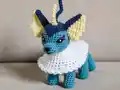 Vaporeon Pokémon Amigurumi Pattern step 1 - construction progress