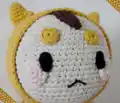 Mr. Buckwheat Amigurumi Pattern step 3 - details and accessories