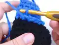 Adorable Minion Amigurumi Pattern step 4 - final assembly and finishing
