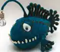 Angler Monkfish Amigurumi Pattern step 4 - final assembly and finishing
