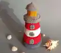 Lighthouse Stacking Toy Crochet Pattern step 3 - details and accessories