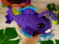 Erebus the Angler Fish Crochet Pattern step 3 - details and accessories