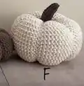 Segmented Crochet Pumpkin Pattern step 4 - final assembly and finishing