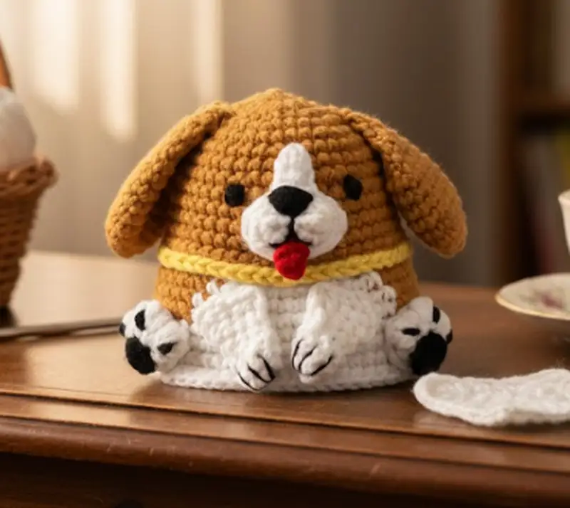 Complimentary Advanced Beginner crochet pattern: 4 Dogs Bundle Amigurumi Pattern - Simple to follow guide