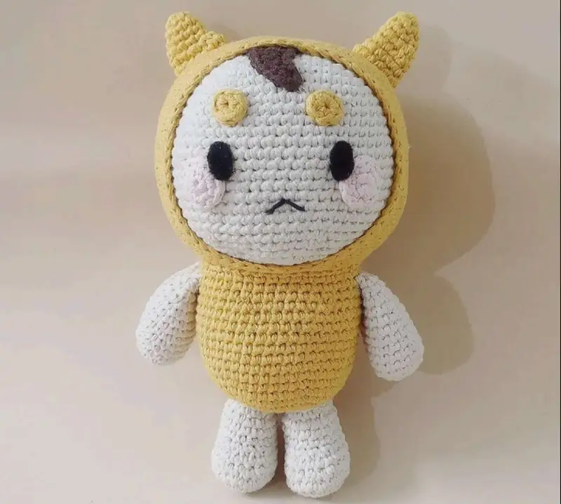 Complimentary Beginner Friendly crochet pattern: Mr. Buckwheat Amigurumi Pattern - Simple to follow guide