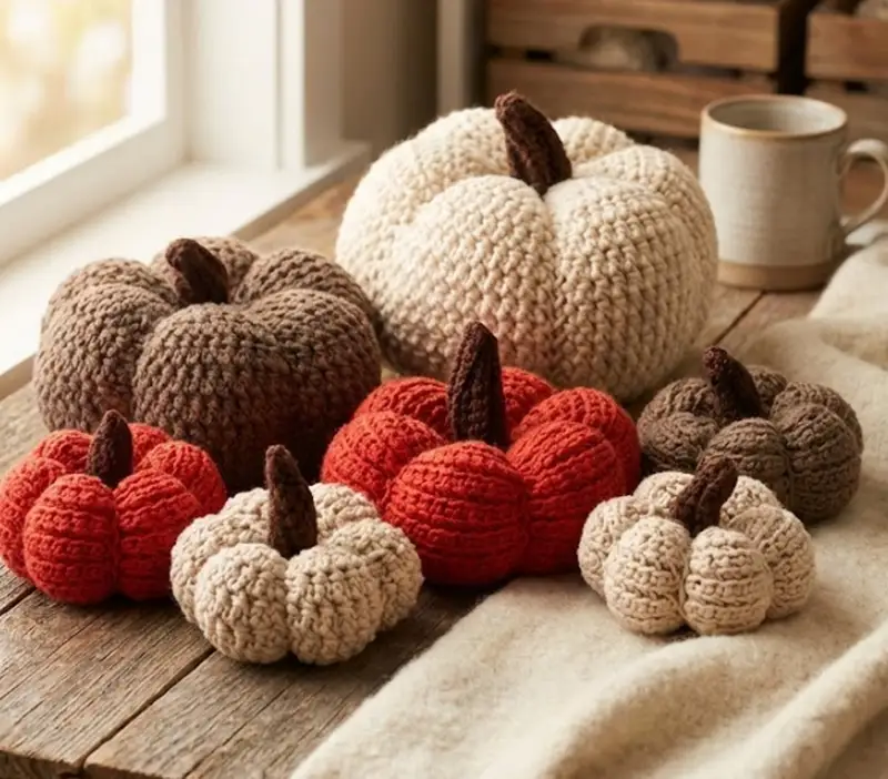 Complimentary Intermediate crochet pattern: Segmented Crochet Pumpkin Pattern - Simple to follow guide