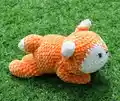 Little Fox Amigurumi Pattern step 3 - details and accessories