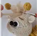 Adorable Snail Amigurumi Pattern step 2 - assembly progress
