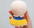 Snow White Amigurumi Pattern step 4 - final assembly and finishing