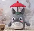 Totoro Lamp Little Companion Amigurumi Pattern step 3 - details and accessories