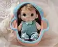 Baby Dolls with Complete Wardrobe Crochet Pattern step 2 - assembly progress