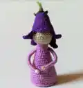 Bluebell Fairy Amigurumi Pattern step 4 - final assembly and finishing