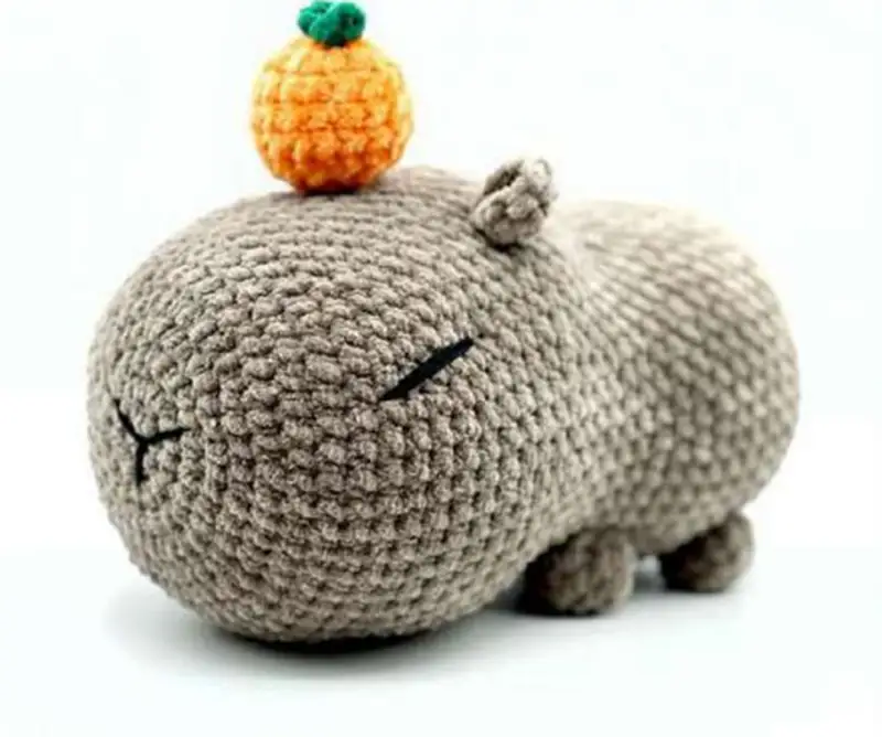 Complimentary Beginner Friendly crochet pattern: Capybara Amigurumi Pattern - Simple to follow guide