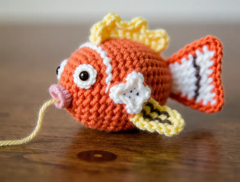Complimentary Intermediate crochet pattern: Magikarp Crochet Amigurumi Pattern - Simple to follow guide