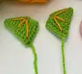 Pearodactyl Fruit Dinosaur Amigurumi Pattern step 3 - details and accessories