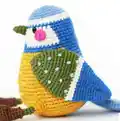 Birds of Winter Chickadee Amigurumi Pattern step 3 - details and accessories