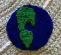 Solar System Space Blanket Crochet Pattern step 4 - final assembly and finishing