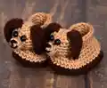 Adorable Puppy Baby Booties Crochet Pattern step 3 - details and accessories