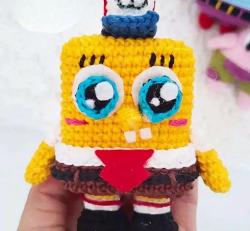 Complimentary Beginner Friendly crochet pattern: SpongeBob SquarePants Hat Amigurumi Pattern - Simple to follow guide