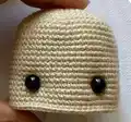 Boo Doll with Monsters Inc Accessories Amigurumi Pattern step 2 - assembly progress