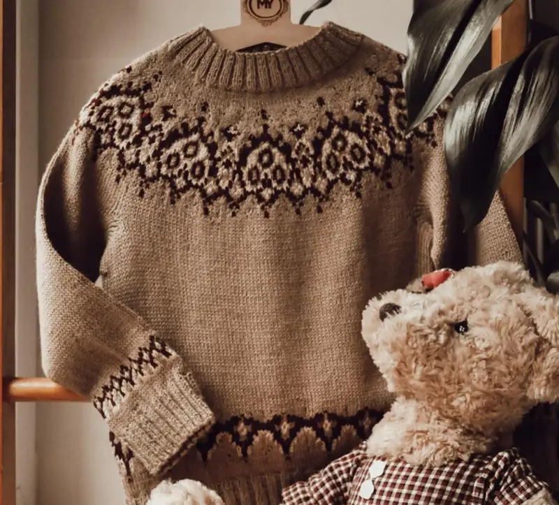 Complimentary Advanced crochet pattern: Guell Girls' Sweater Knitting Pattern - Simple to follow guide