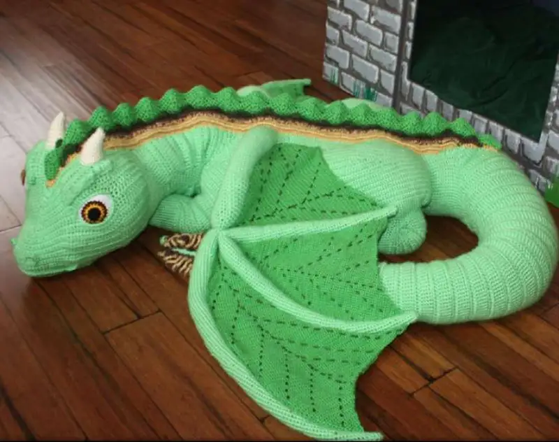 Complimentary Advanced crochet pattern: Forest Dragon Amigurumi Pattern - Simple to follow guide