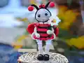 Ladybug Amigurumi Pattern step 3 - details and accessories