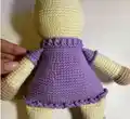 Mother and Baby Lama Amigurumi Pattern step 4 - final assembly and finishing