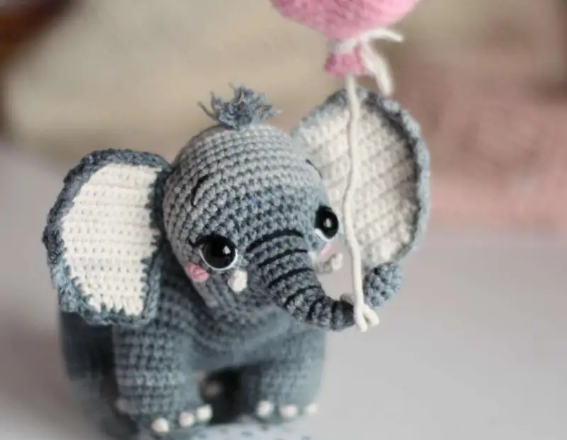 Complimentary Advanced crochet pattern: Baby Elephant Elf Amigurumi Pattern - Simple to follow guide