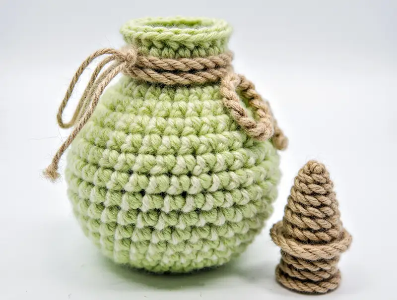 Complimentary Intermediate crochet pattern: Magic Potion Bottle Crochet Pattern - Simple to follow guide