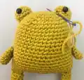 Pride Frog Amigurumi Pattern step 4 - final assembly and finishing