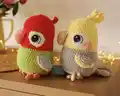 Lovebird and Parrot Amigurumi Pattern step 4 - final assembly and finishing