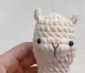 Bowling Llama Amigurumi Pattern step 4 - final assembly and finishing