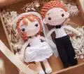 Wedding Couple Amigurumi Pattern step 4 - final assembly and finishing