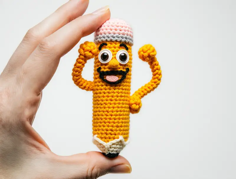 Complimentary Advanced crochet pattern: Bobby the Pencil Amigurumi Pattern - Simple to follow guide