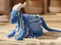 3-in-1 Ice Dragon Baby Blanket Crochet Pattern step 1 - construction progress