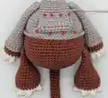 Little Monkey Joe Amigurumi Pattern step 3 - details and accessories