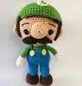 Mario Bros & Co. Amigurumi Pattern step 3 - details and accessories