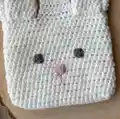 Bunny Bag Pattern step 2 - assembly progress