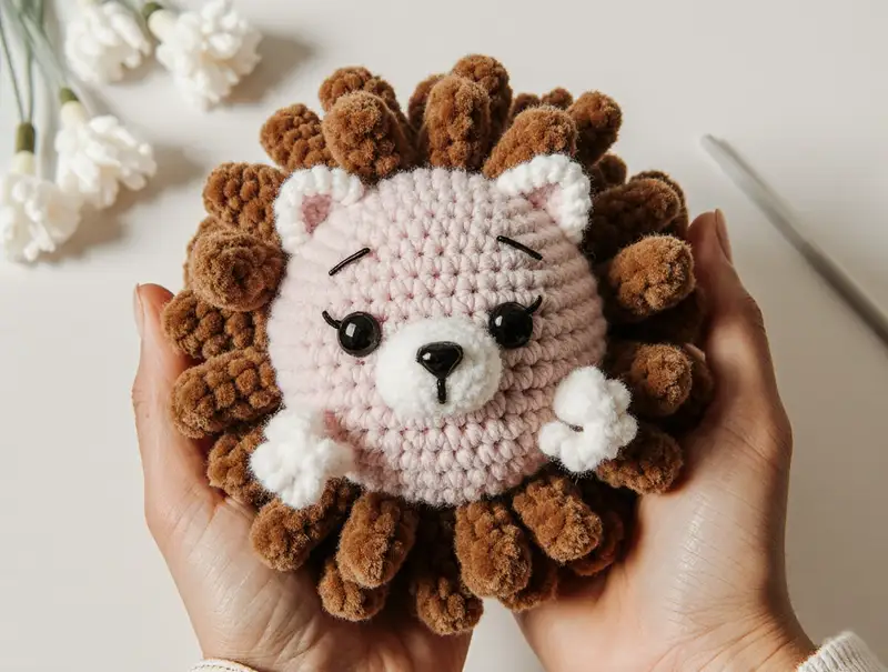 Complimentary Intermediate crochet pattern: Herbie Hedgehog Amigurumi Pattern - Simple to follow guide