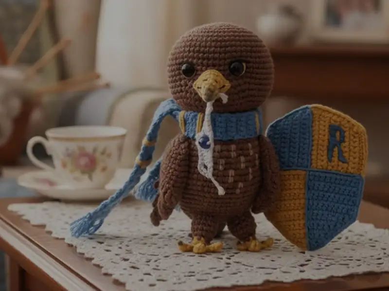 Complimentary Advanced crochet pattern: Mascot Eagle Ravenna Amigurumi Pattern - Simple to follow guide