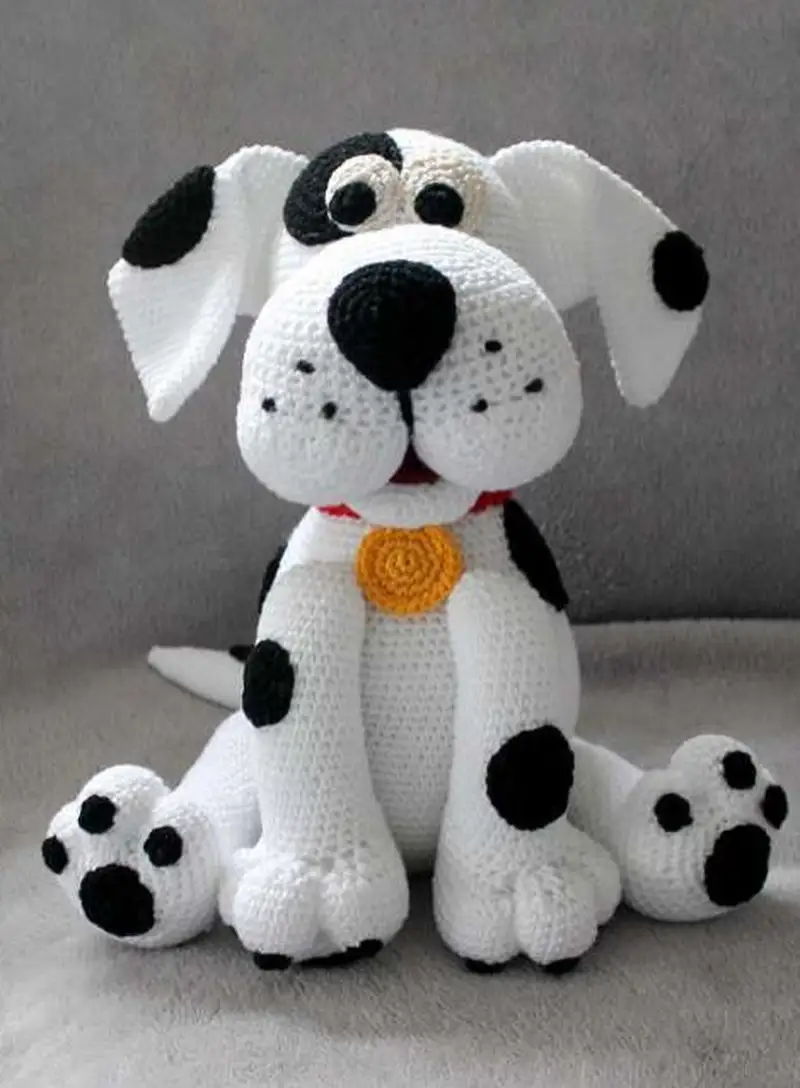 Complimentary Advanced crochet pattern: Dotty Dog Amigurumi Pattern - Simple to follow guide
