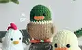 Farm Friends Collection - Duck, Mallard & Rooster Amigurumi Pattern step 3 - details and accessories