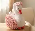 Elegant Swan Amigurumi Pattern step 1 - construction progress