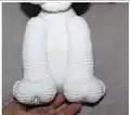 Dotty Dog Amigurumi Pattern step 4 - final assembly and finishing