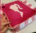 Baddie Barbie Bag Crochet Pattern step 4 - final assembly and finishing