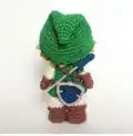 Link Amigurumi Pattern step 3 - details and accessories